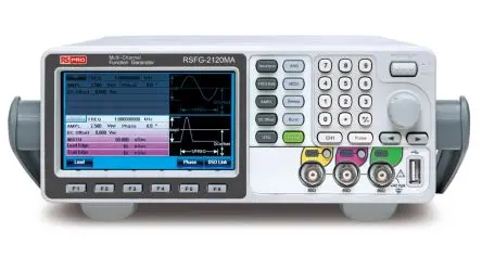 Produktfoto 1 von RS PRO RSFG-2120MA Funktionsgenerator 25 MHz → 25 MHz 5-Kanal FM Modulation