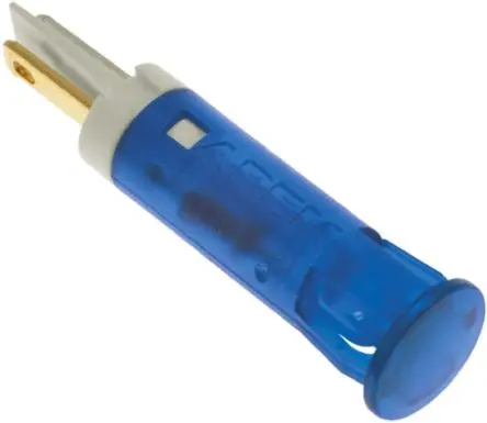 APEM Tafelmontage-Anzeige Blau 24V dc, Lötöse