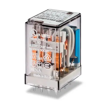 Produktfoto 1 von Finder Relais 120V ac Spule DPST 7A 350 Ω 0.5 W