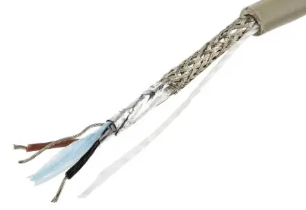 Produktfoto 1 von Alpha Wire Pro-Tekt Datenkabel, 2-paarig 100 m Ø 4.65 mm Polyvinylchlorid isoliert Grau