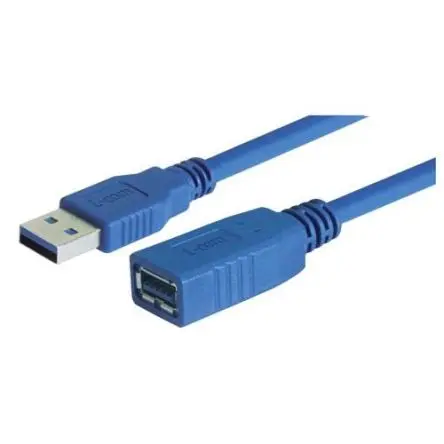 Produktfoto 1 von L-Com Stecker CAU3AX USB-Kabel, USB Buchse / USB Typ A, 500 mm USB 3.0 Blau