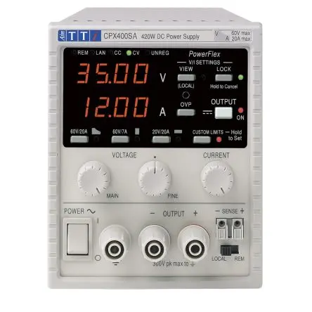 Produktfoto 1 von Aim-TTi Digital 1 0/60 V 60V IEC 320 Labornetzgerät 20 A 420 W, ISO-kalibriert