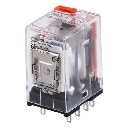 Produktfoto 1 von Carlo Gavazzi RMIA Leistungsrelais 48V ac Spule 2-poliger Umschalter 10A 708 Ω 1.1 W