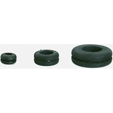 Produktfoto 1 von SES Sterling DK Kabeltülle bis Ø 16mm Loch ø 22mm PVC Schwarz