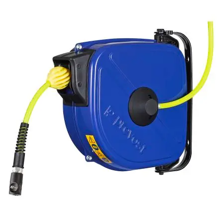 Produktfoto 1 von PREVOST Druckluft-Schlauchaufroller 12 m 800 L/min Schlauch inklusive Innen ø 8 mm, Außen-Ø 12 mm