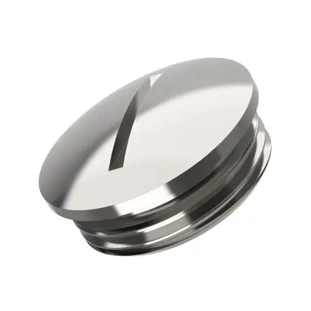 Lapp Blindstopfen M32 x 1.5 mm, Messing vernickelt Mit Gewinde Ø 35 mm, IP54, IP68, Grau