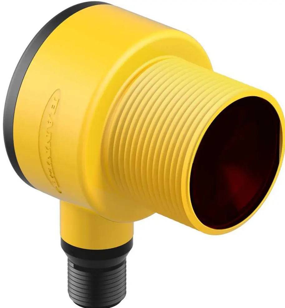 Produktfoto 1 von Banner zylindrisch Optischer Sensor, Empfänger, Bereich 60 m, Solid State AC-Schalter Ausgang, Micro Integral QD,