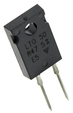 Produktfoto 1 von Vishay LTO50 Dickschicht Widerstand, Radial 470 mΩ 5 % / 50 W
