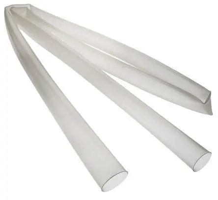 Produktfoto 1 von HellermannTyton TK20 Wärmeschrumpfschlauch, Polyvinylidenfluorid Klar, Ø 2.4 mm Schrumpfrate 2:1, Länge 1.2m