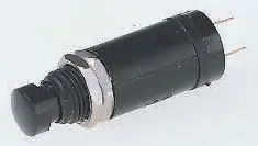 Produktfoto 1 von Arcolectric (Bulgin) Ltd 0919 Miniaturdruckschalter Tastend Panel Ø 7.1 mm, SPST / 500mA 250 V ac, IP66