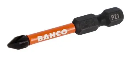 Bahco 1/4 in PZ3 Schraubbit, Sechskant Hochwertiger legierter Stahl, 2-teilig, 50 mm