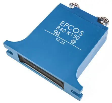 Produktfoto 1 von TDK HighE Varistor, 4.8 nF, 240 V / 300 A 395 V, 40000 A max., Ø 40 mm, 14 mm, L. 60 mm