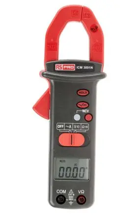 Produktfoto 1 von RS PRO ICM3091N Stromzange Stromstärkenmesszange 400 A CAT III 600 V ac, 600 V dc, 400 Ω