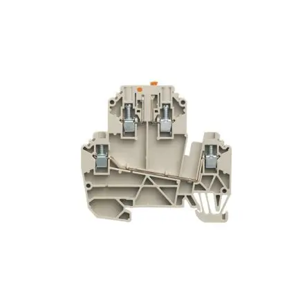 Produktfoto 1 von Weidmüller WDK Prüftrennklemmenblock 1 Dunkelbeige, 2.5mm² Schraubbefestigung IECEx, ATEX