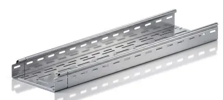 Produktfoto 1 von RS PRO Kabelrinne, T. 60 mm x 100mm x 3 m Sendzimir-verzinkter Stahl