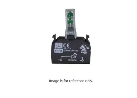 Produktfoto 1 von RS PRO Lichtblock Anzeigenblock LED Weiß beleuchtet 24V ac/dc