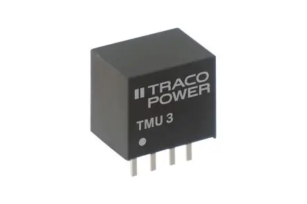 Produktfoto 1 von TRACOPOWER DC/DC Konverter 1-Kanal, 200 mA 80 kHz SIP-4 4-Pin Einzelausgang 15V dc