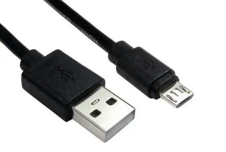 Produktfoto 1 von RS PRO Stecker RS PRO IC-Buchse USB-Kabel, USB Typ A Stecker / Micro-USB Typ B, 150 mm USB 2.0 Schwarz