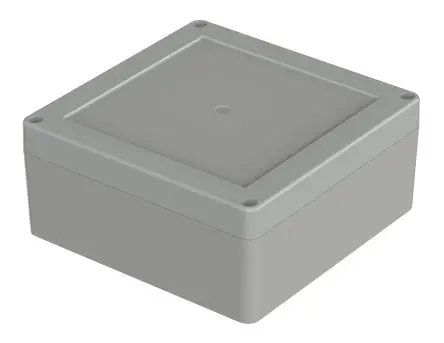 Produktfoto 1 von Bopla Euromas X; Gehäuse; ABS; Hellgrau; IK07 IP66, IP68 Breite 134.7 mm Höhe 60.1 mm Länge 134.7 mm