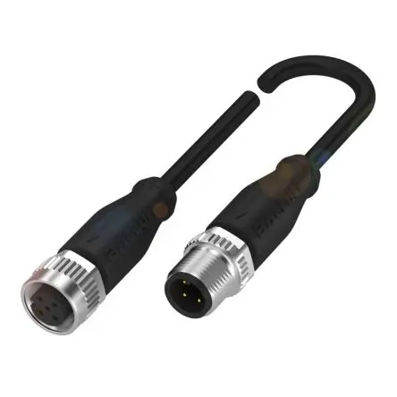 Produktfoto 1 von BALLUFF BCC06, 4-polig Sensor-Betätigungselementkabel, Gerade Buchse 4 / Gerade Stecker, Länge 10 m