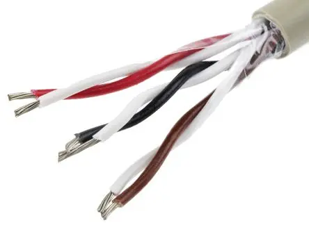Produktfoto 1 von Alpha Wire Pro-Tekt Datenkabel, 3-paarig 0.23 mm² 100 m Ø 5.66 mm Polyvinylchlorid isoliert Grau
