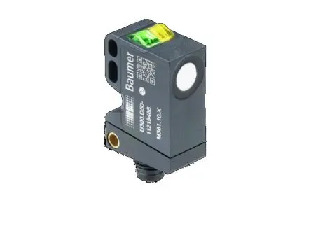 Baumer U300 Kubisch Ultraschallsensor, Diffus, Bereich 15 mm → 500 mm, Gegentakt Ausgang, 4-poliger