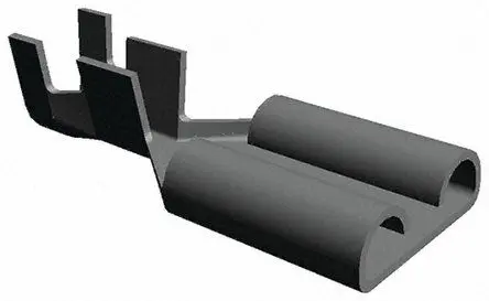 Produktfoto 1 von TE Connectivity FASTON .375 Flachsteckhülse, Silber, Unisoliert, 9.53 x 1.19 mm, Buchse, 14 AWG min, 10 AWG