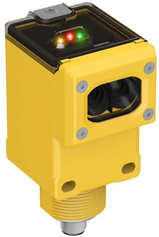 Produktfoto 1 von Banner Rechteckig Optischer Sensor, diffus, Bereich 450 mm, NPN/PNP Ausgang, Integral QD, Hell-/dunkelschaltend