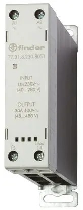 Produktfoto 1 von Finder 77 DIN-Hutschiene Halbleiterausgang, SPST 480 V ac 230V ac / 30 A