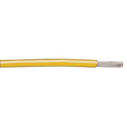 Produktfoto 1 von Alpha Wire Hookup Wire PVC Schaltdraht, 16 AWG 30 m Gelb Ø 3.15 mm 26 Litzen