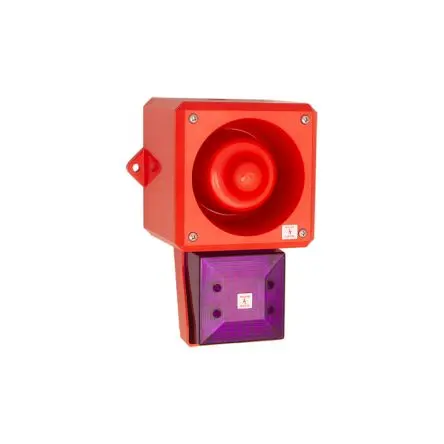 Produktfoto 1 von Clifford & Snell YL50 Hi Vis Blink-Licht Alarm-Leuchtmelder Magenta, 24 VDC