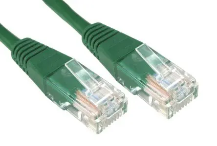 Produktfoto 1 von RS PRO Kat. 6 Ethernet-Kabel, 10 m, Grün U/UTP Stecker, A RJ45 Stecker, B RJ45, Polyvinylchlorid