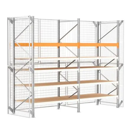 Produktfoto 1 von Manorga Regalsystem, Stahlblech, Galvanisiert, 8 m, 1100 mm, 1000 kg Last