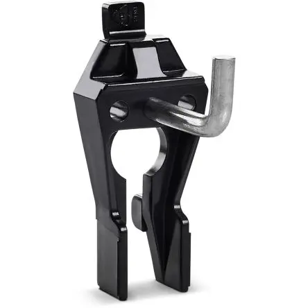 Raaco Gebogener Haken glatt Stahl, Acetal