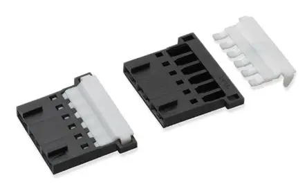 Produktfoto 1 von Molex SL Stecker Steckverbindergehäuse 2.54 mm, 6-polig / 1-reihig Gerade, Kabel für SL-Crimp-Anschlussklemme 70021, TPA