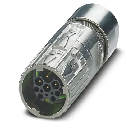 Produktfoto 1 von Phoenix Contact M17 PRO M17 Rundsteckverbinder Stecker 9-polig Stecker 14A Kabel IP67, IP68