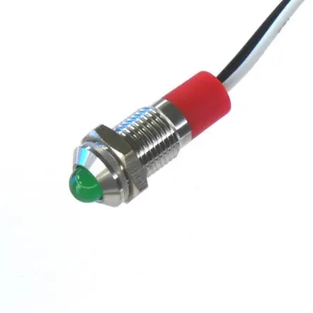 Produktfoto 1 von CML PL08SL Edelstahl-Panel-Leuchte Grün Panel-LED, Draht 240V 8 mm, IP67