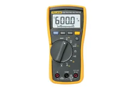 Produktfoto 1 von Fluke 115 LCD Digital-Multimeter Echteffektivwert, CAT III 600 V / 10 A 10 A, 6000 kΩ, ISO-kalibriert Tragbar