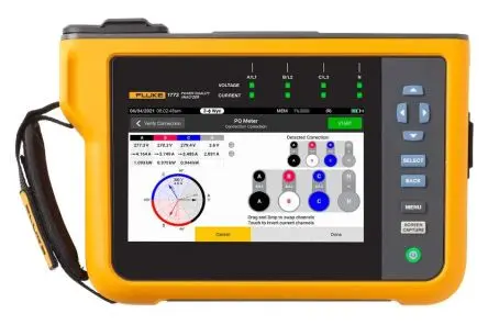 Produktfoto 1 von Fluke 1777 3 Netzqualitätsanalysator 1500 mW / 2000 A 1000V dc