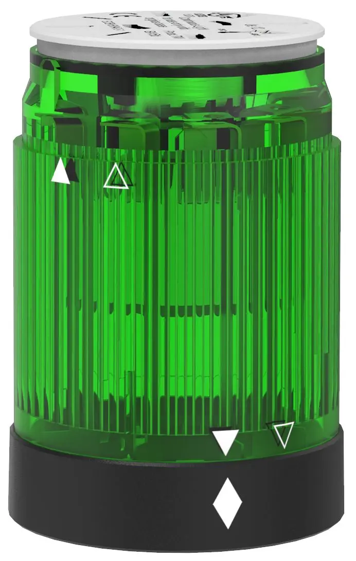 Produktfoto 1 von Pfannenberg BR50 LED Signalturm Dauerbetrieb-Licht 24V dc Grün DC IP54, 54 mm x 63 mm