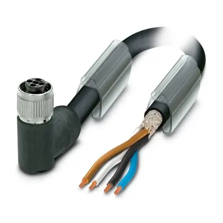 Produktfoto 1 von Phoenix Contact SAC-4P-FRT/ 1.5-PUR SH SCO, 4-polig Sensor-Betätigungselementkabel, Rechtwinklig Buchse / Nicht