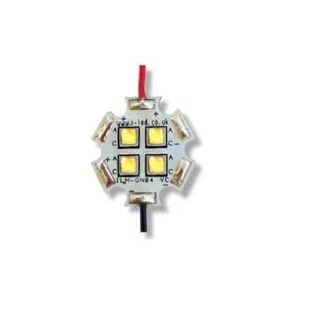 Produktfoto 1 von Intelligent LED Solutions OSLON Square Schraubanschlussklemme LED Ultraweiß 12.8 V, Cluster 4-LEDs, 120°