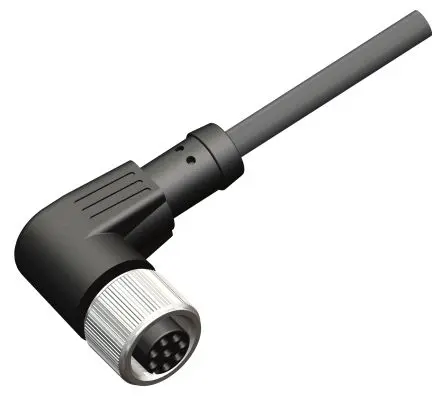 Produktfoto 1 von RS PRO CBF12, 8-polig Sensor-Betätigungselementkabel, Rechtwinklig Buchse / Nicht abgeschlossen Nicht abgeschlossen,