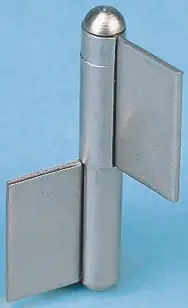 Produktfoto 1 von Pinet Stahl Flaggen-Scharnier Fahnenschuh Freischwingend, 1.5 mm x 40mm x 60 mm