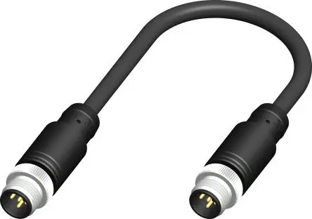 Produktfoto 1 von RS PRO CDM12S, 4-polig Sensor-Betätigungselementkabel, Gerade Stecker 4 / Gerade Stecker, Länge 5 m