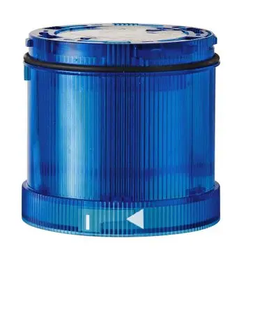 Produktfoto 1 von Werma KS71 LED Blitzlichtelement Filament/Warnsummer-Licht 24V Blau DC IP65, 70 mm x 66 mm