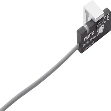 Produktfoto 1 von Festo SMT-Serie Kabel 24V Induktiver Näherungssensor Näherungssensor LED Signalleuchten, IP65, IP68