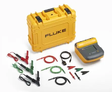 Produktfoto 1 von Fluke 1550C FC Kit Isolationsprüfer 250 V, 2000000nA, 5000 V Isolationsprüfer 1 TΩ CAT IV, CAT III