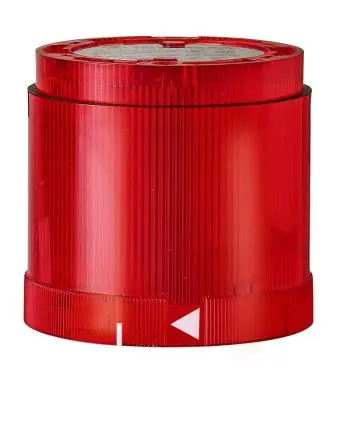 Produktfoto 1 von Werma KS70 LED Blitzlichtelement Blinkend-Licht 230V Rot AC IP54, 70 mm x 66 mm