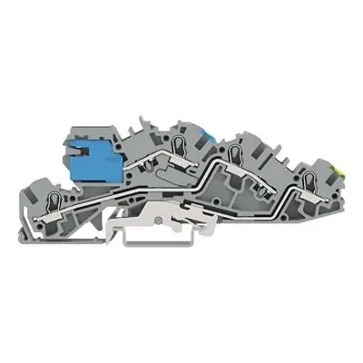 Produktfoto 1 von WAGO TOPJOB S Mehrstufiger Anschlussklemmenblock 3 Grau, 4mm², 250V Zugfederklemme